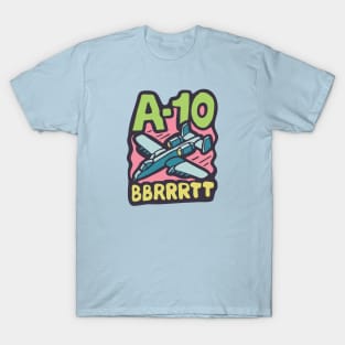 A10 Warthog Bomber plane T-Shirt